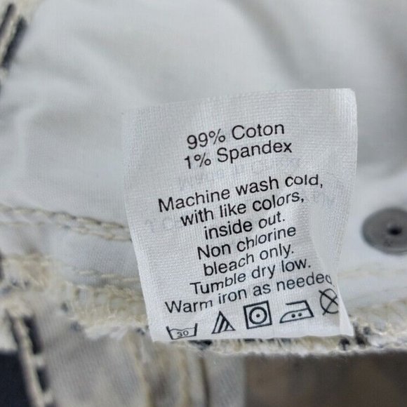 J CREW Womens Jeans Size 29 Black White Geometric triangle Stretch Printed - Picture 7 of 10